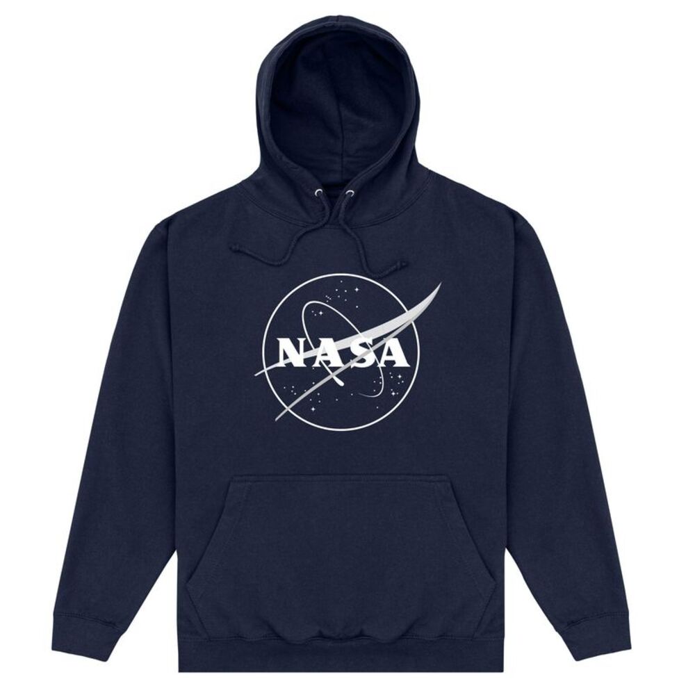 NASA Unisex Adult Galaxy Hoodie / Navy Blue